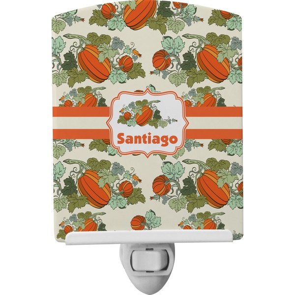 Custom Pumpkins Ceramic Night Light (Personalized)