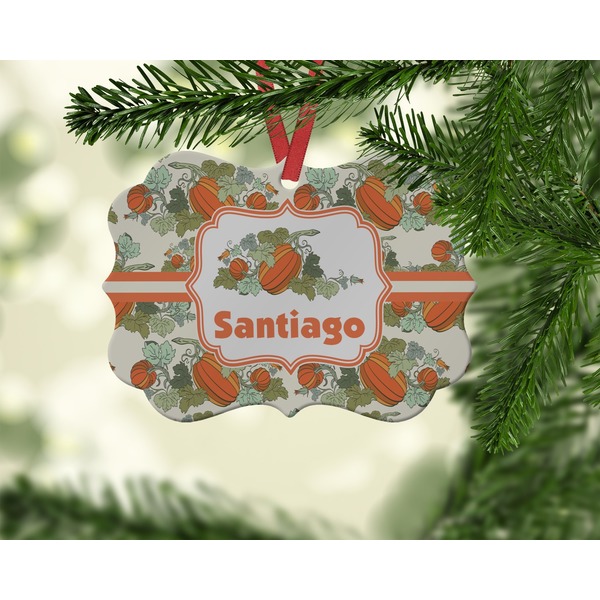 Pumpkins Christmas Ornament (On Tree)