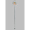 Pumpkins Clear Plastic 7" Stir Stick - Round - Single Stick
