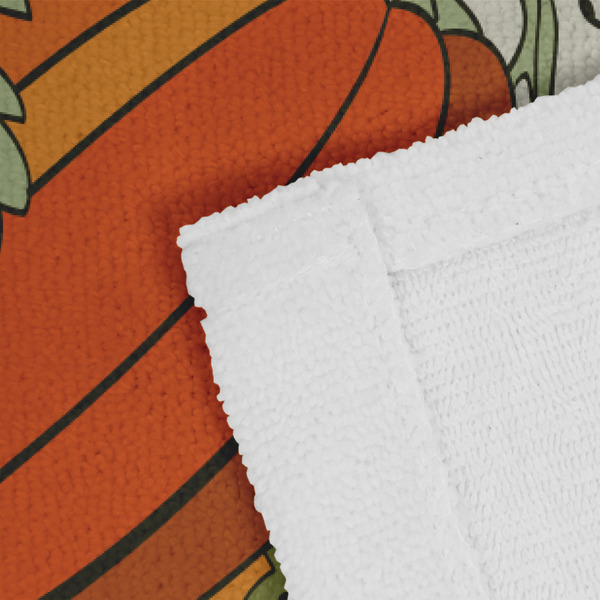 Pumpkins Close up of Fabric