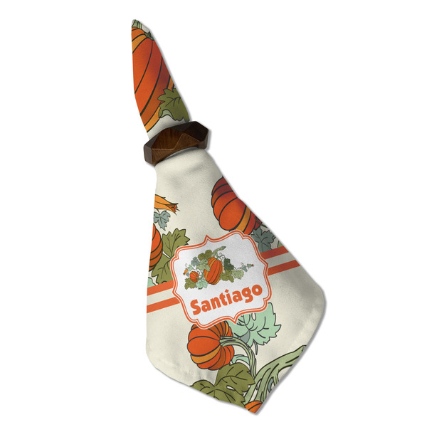 Pumpkins Cloth Napkins - Personalized Dinner (Folded in Ring) (MAIN)
