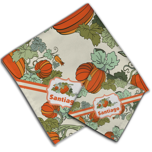 Pumpkins Cloth Napkins - Personalized Lunch & Dinner (PARENT MAIN)