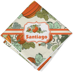 Pumpkins Cloth Napkin w/ Name or Text