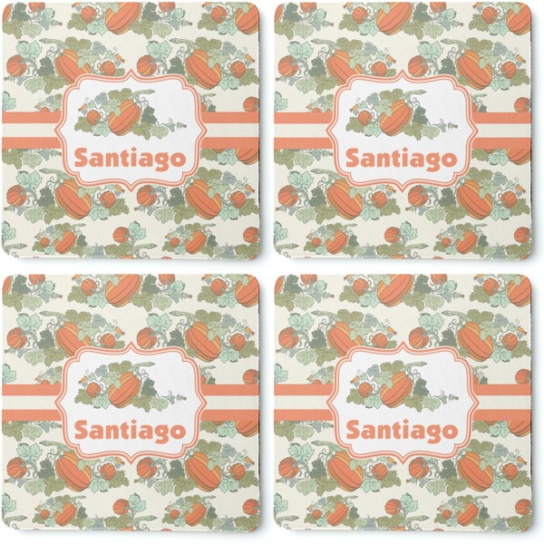 Pumpkins Coaster Rubber Back - Apvl