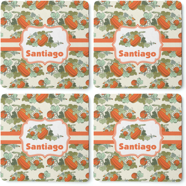 Pumpkins Coaster Rubber Back - Apvl