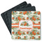 Pumpkins Square Rubber Backed Coasters - Set of 4 (Personalized)