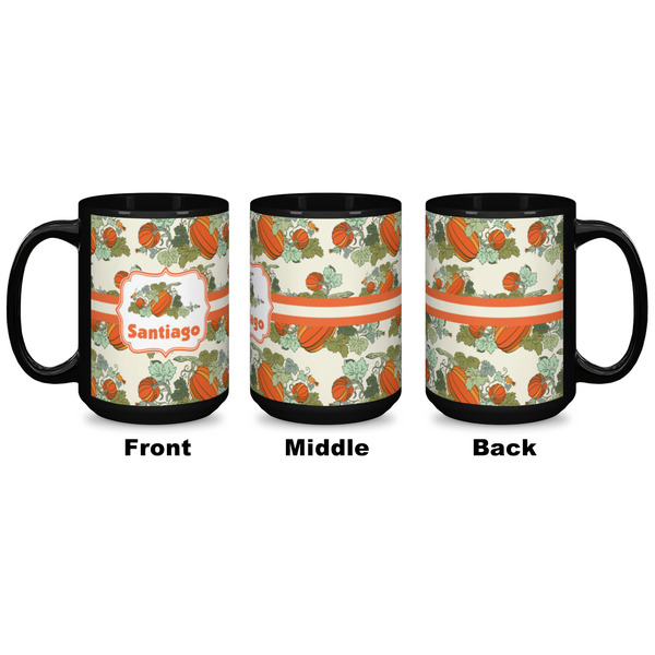 Pumpkins Coffee Mug - 15 oz - Black APPROVAL