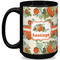 Pumpkins Coffee Mug - 15 oz - Black Full