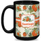 Pumpkins 15 Oz Coffee Mug - Black (Personalized)