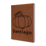 Pumpkins Leatherette Journal (Personalized)