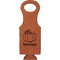 Pumpkins Leatherette Wine Tote - Double Sided (Personalized)