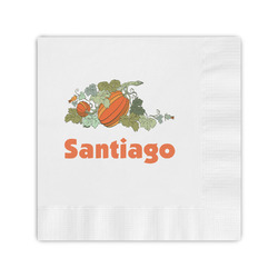 Pumpkins Coined Cocktail Napkins (Personalized)