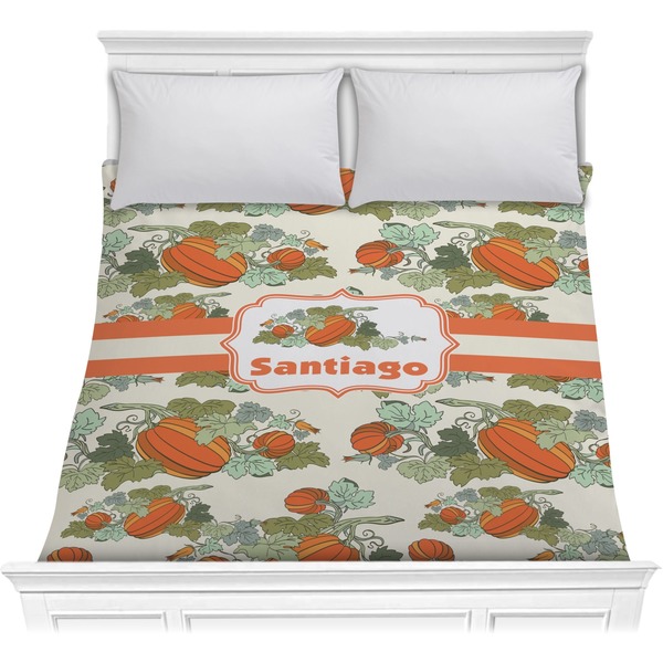 Custom Pumpkins Comforter - Full / Queen (Personalized)