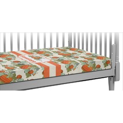 Pumpkins Crib Fitted Sheet (Personalized)