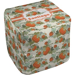 Pumpkins Cube Pouf Ottoman (Personalized)