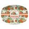Pumpkins Plastic Platter - Microwave & Oven Safe Composite Polymer (Personalized)