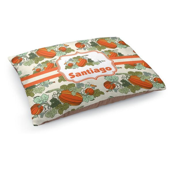 Custom Pumpkins Dog Bed - Medium w/ Name or Text