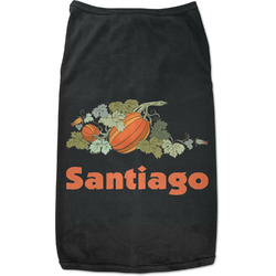 Pumpkins Black Pet Shirt - S (Personalized)