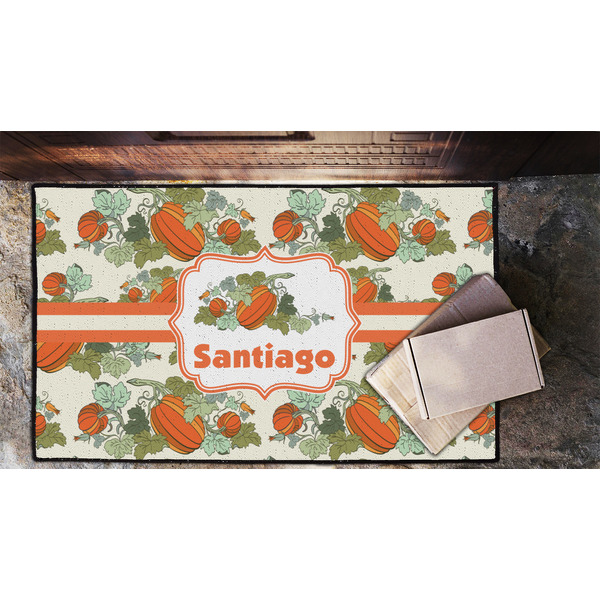Pumpkins Door Mat - LIFESTYLE (Lrg)