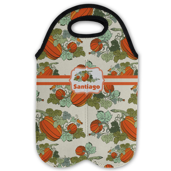 Pumpkins Double Wine Tote - Flat (new)