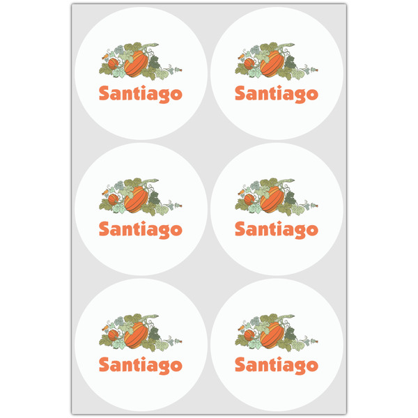 Pumpkins Drink Topper - Large - Set of 6