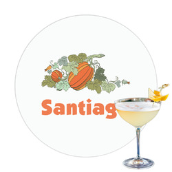 Pumpkins Printed Drink Topper (Personalized)