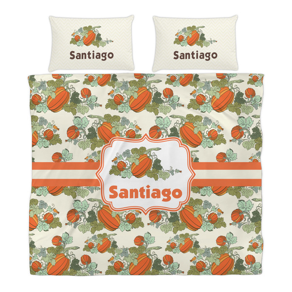 Pumpkins Duvet Cover Set - King - Alt Approval