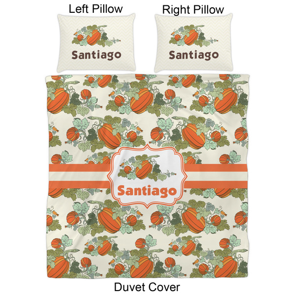 Pumpkins Duvet Cover Set - Queen - Approval