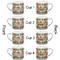 Pumpkins Espresso Cup - 6oz (Double Shot Set of 4) APPROVAL