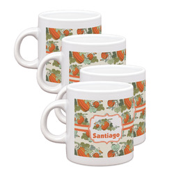 Pumpkins Single Shot Espresso Cups - Set of 4 (Personalized)