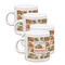 Pumpkins Single Shot Espresso Cups - Set of 4 (Personalized)