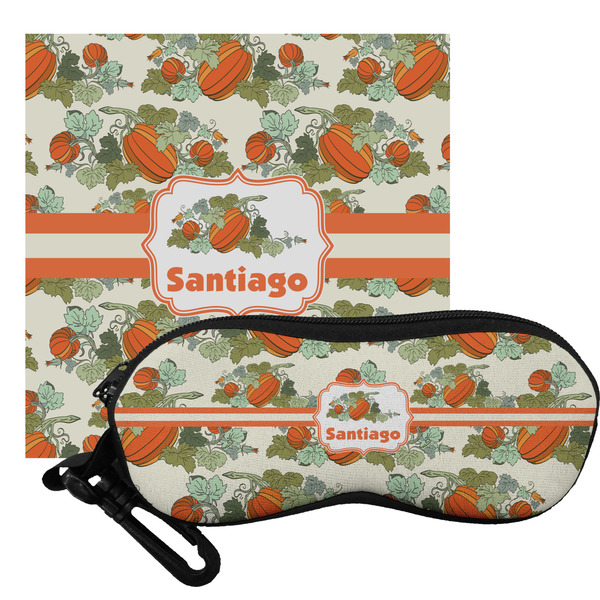 Custom Pumpkins Eyeglass Case & Cloth (Personalized)