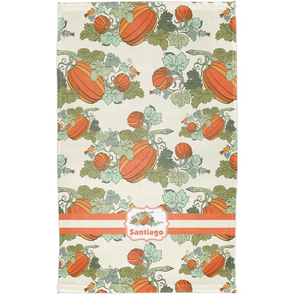 Pumpkins Finger Tip Towel - Full View