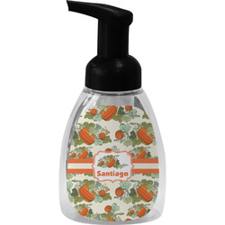 Pumpkins Foam Soap Bottle - Black (Personalized)