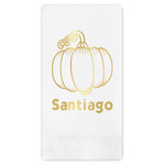 Pumpkins Guest Napkins - Foil Stamped (Personalized)