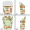 Pumpkins French Fry Favor Box - Front & Back View