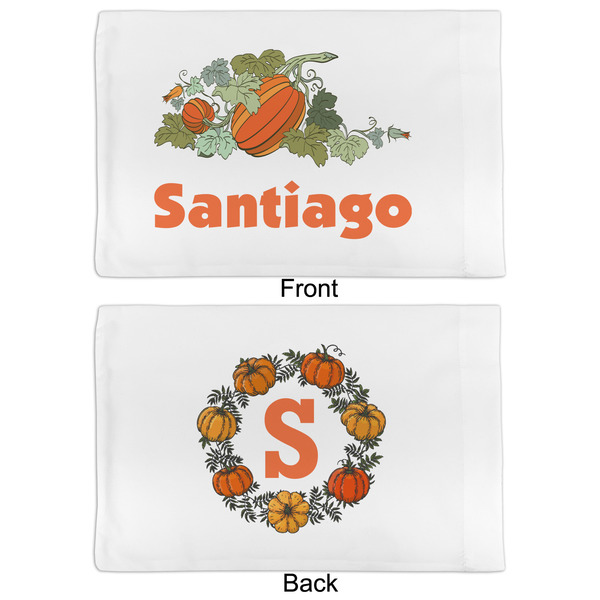 Pumpkins Full Pillow Case - APPROVAL (partial print)