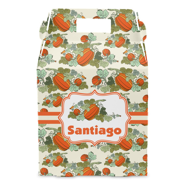 Pumpkins Gable Favor Box - Front
