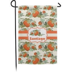 Pumpkins Small Garden Flag - Double Sided w/ Name or Text