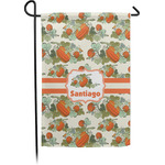 Pumpkins Single Sided Garden Flag With Pole (Personalized)