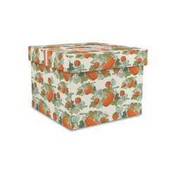 Pumpkins Gift Box with Lid - Canvas Wrapped - Small (Personalized)