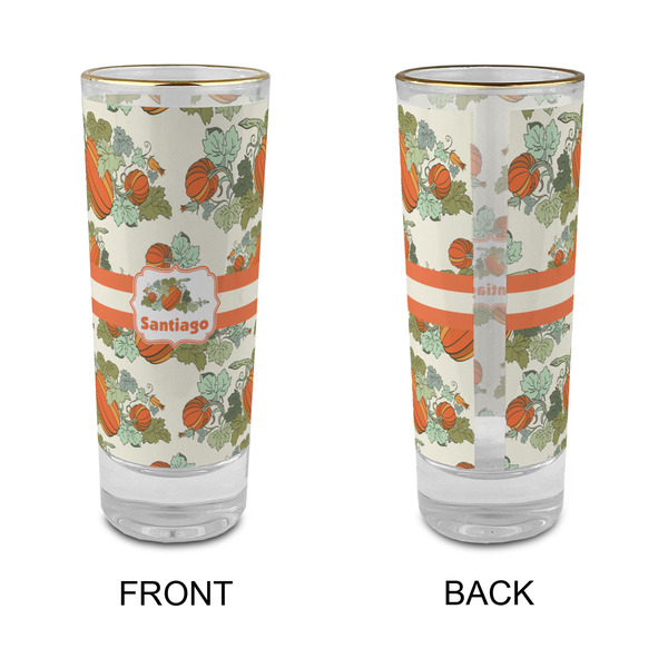 Pumpkins Glass Shot Glass - 2 oz - Single - APPROVAL