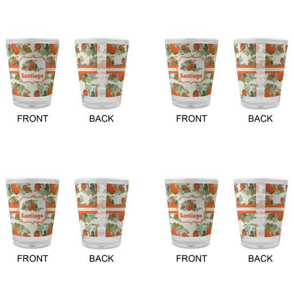 Pumpkins Glass Shot Glass - Standard - Set of 4 - APPROVAL