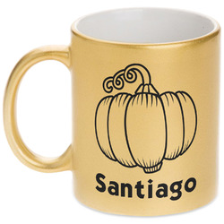 Pumpkins Metallic Mug (Personalized)