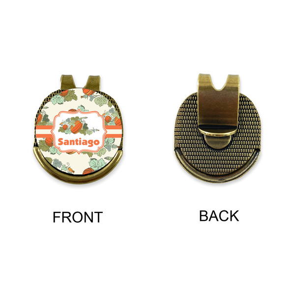 Pumpkins Golf Ball Hat Clip Marker - Apvl - GOLD