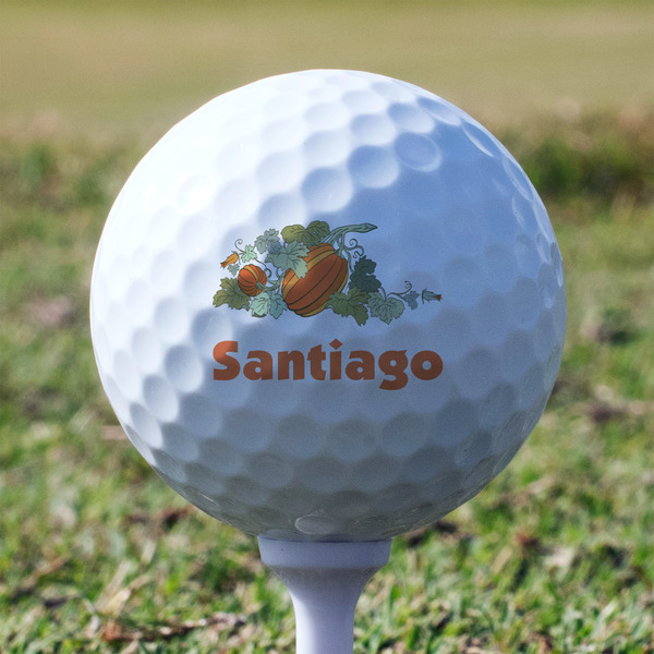 Pumpkins Golf Ball - Non-Branded - Tee