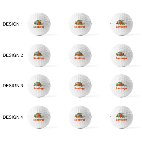 Pumpkins Golf Balls - Titleist - Set of 12 - APPROVAL