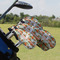 Pumpkins Golf Club Cover - Set of 9 - On Clubs