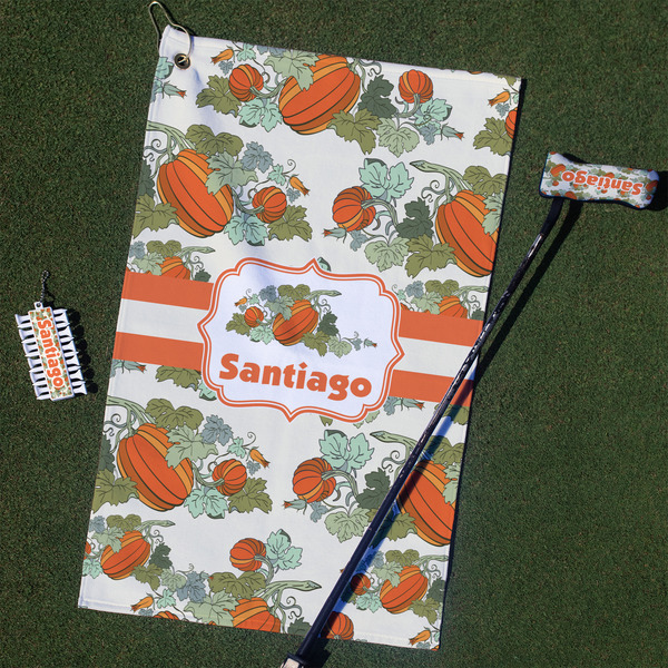 Custom Pumpkins Golf Towel Gift Set (Personalized)