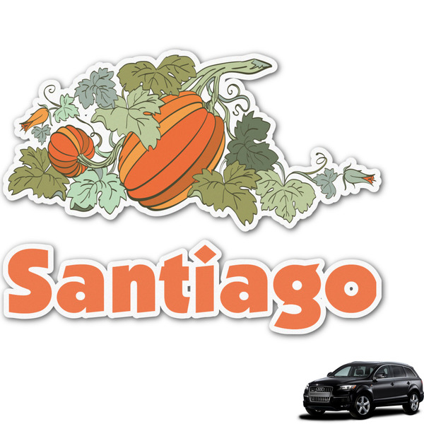 Custom Pumpkins Graphic Car Decal (Personalized)